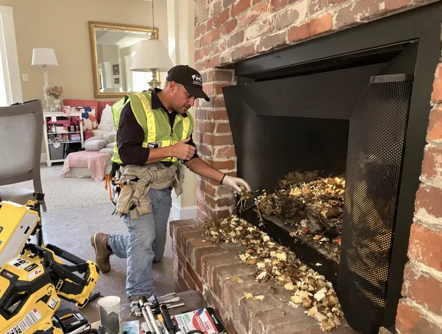 Safe screening installation by Berlin Chimney Sweep in Berlin, CT