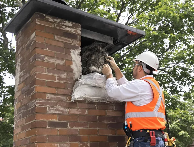 Humane removal of debris and animals by Berlin Chimney Sweep in Berlin, CT