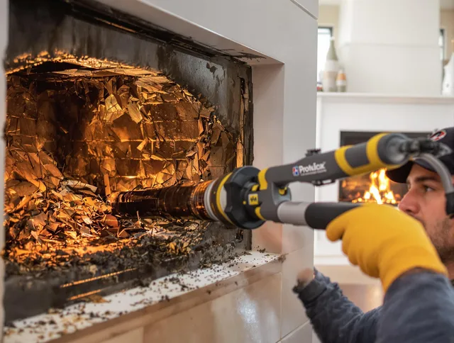 Professional chimney cleaning by Berlin Chimney Sweep in Berlin, CT
