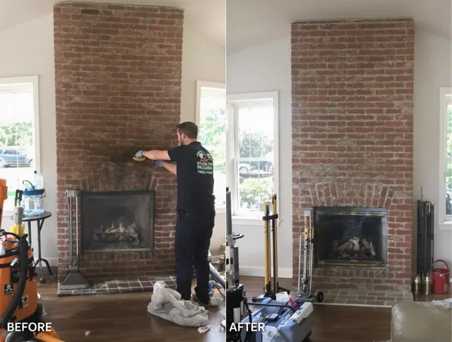 Finished chimney sweeping service by Berlin Chimney Sweep in Berlin, CT