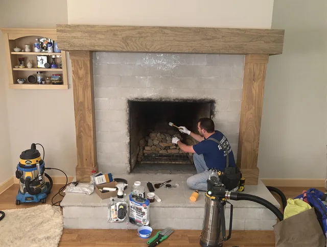 Detailed creosote removal process by Berlin Chimney Sweep in Berlin, CT